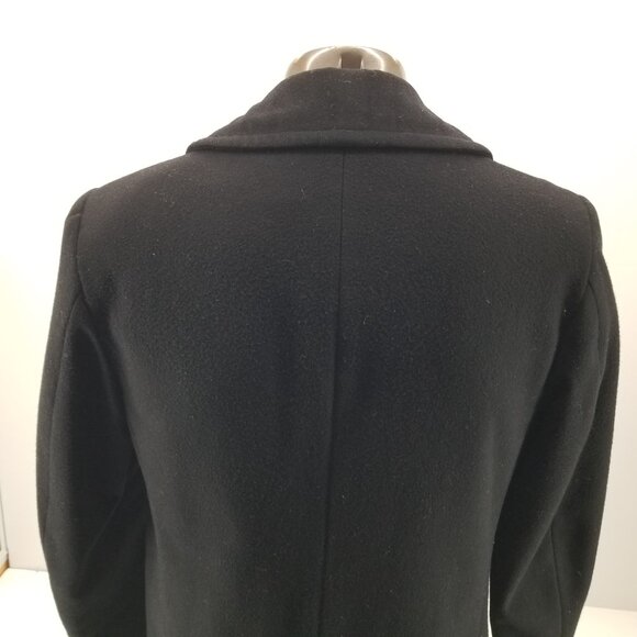 Naval Overcoat COLLECTION US NAVY Enlisted Pea Coat Jacket Black Size 40R - Picture 4 of 9